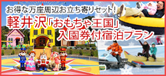 おもちゃ王国入園券付き宿泊プラン