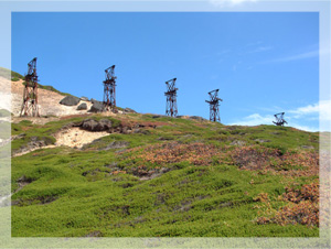 小串鉱山の鉄索